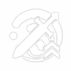 Blades Amidst Raindrops Icon
